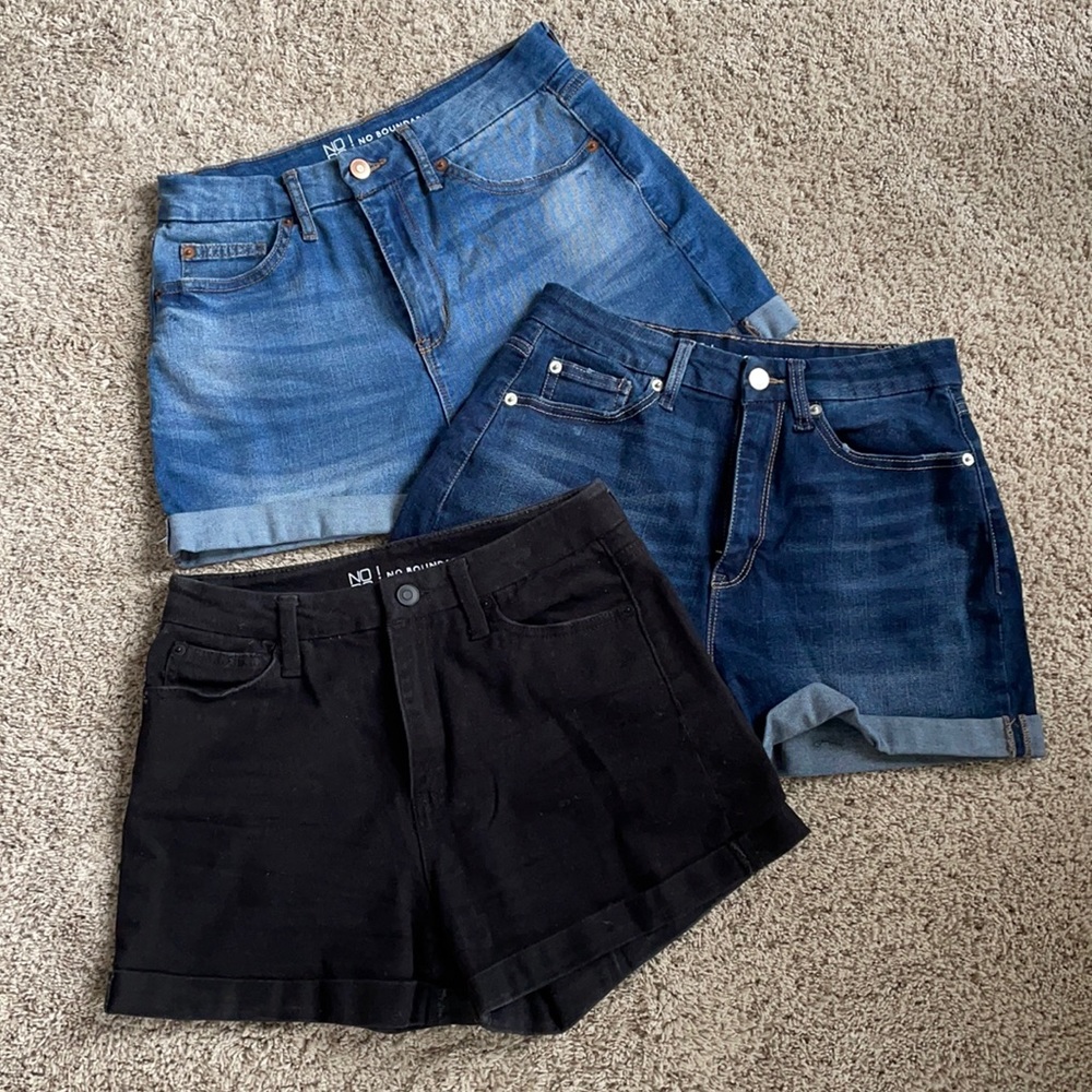 3 Jean Shorts